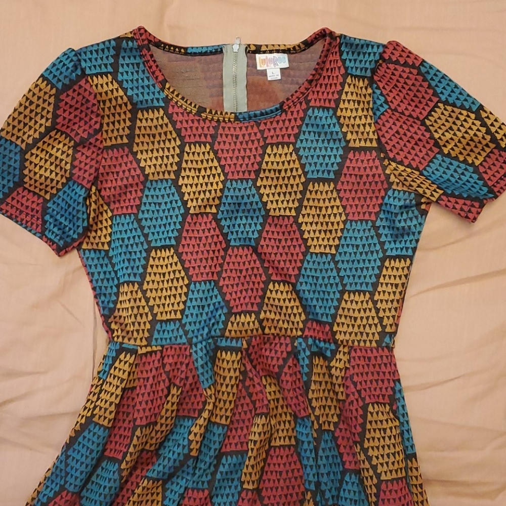 Women's Lularoe Ameilia Dress